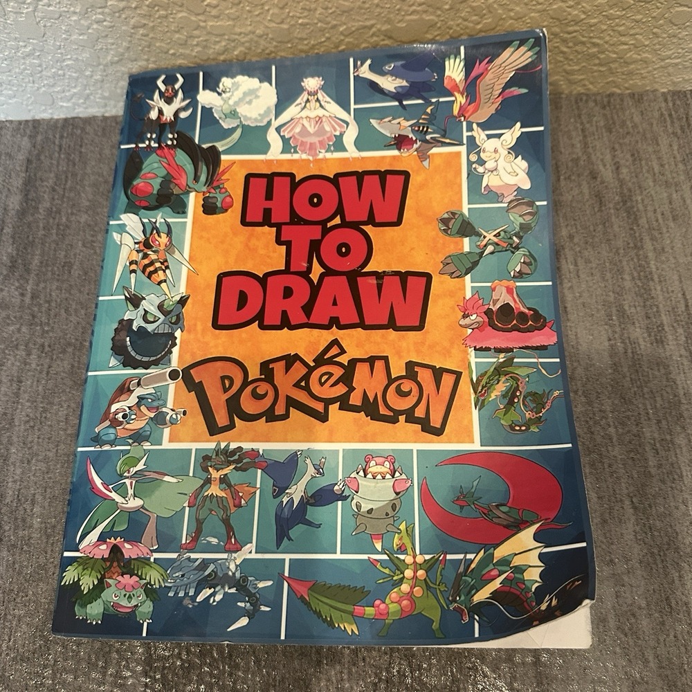Pokemon How to Draw Paperback Book 500 Pages English September 2021 Elahmoudi